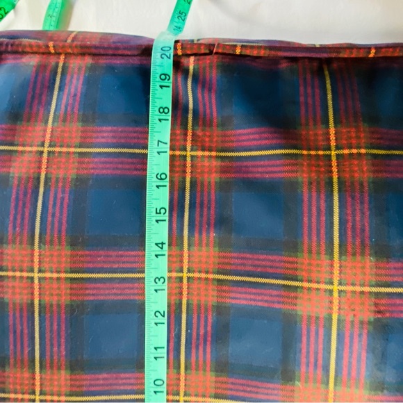 Pendleton Navy Blue and Red Plaid Small Dog Bed 28 X 20 X 4 in NEW NWT - Picture 6 of 11